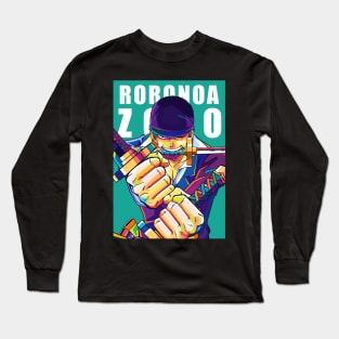 Roronoa Zoro Pop Art Long Sleeve T-Shirt